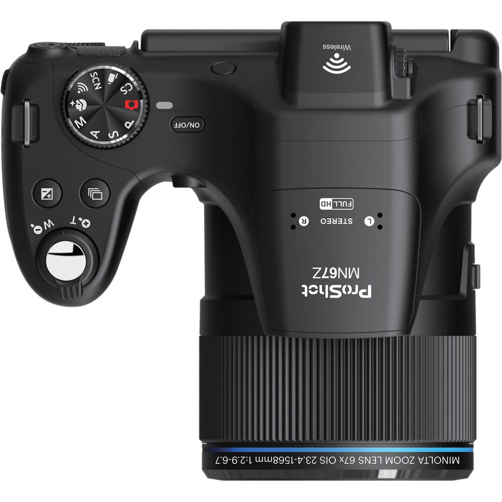 Amazon | MINOLTA MN67Z 20 MP / 1080P FHD ブリッジデジタルカメラ 67
